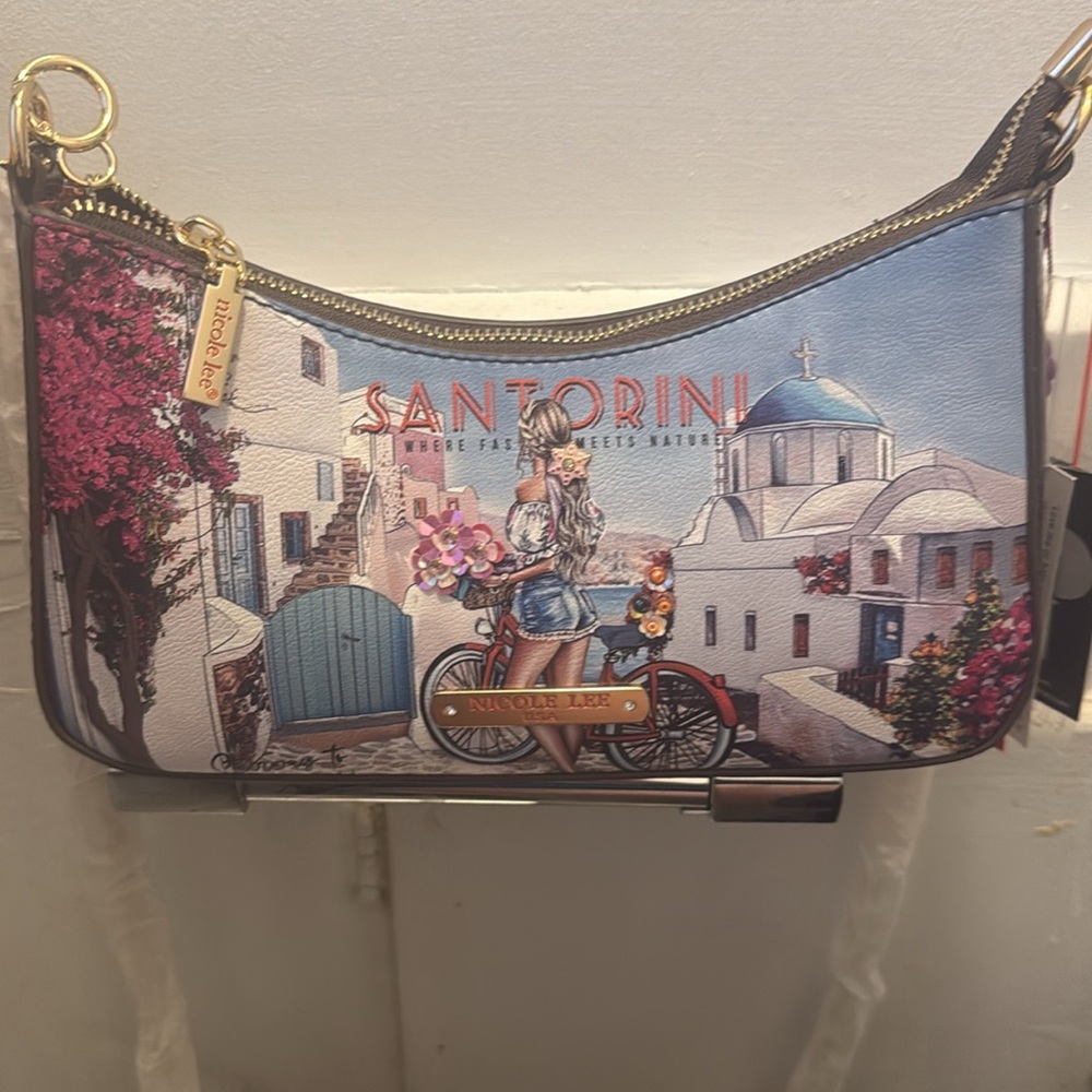 Nicole Lee Santorini Print Women's Bag - Picture 2 of 5